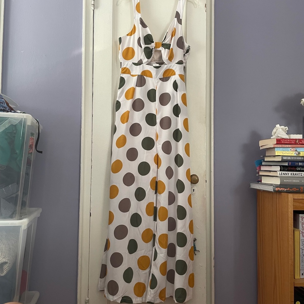 “Dots of Fun” retro jumpsuit !